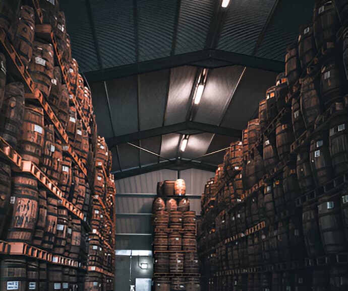 Government-bonded Irish warehouse